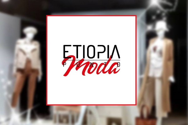 Vetrina Vestiti Etiopia Punto Moda con logo