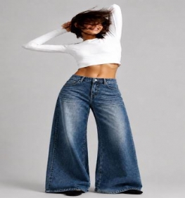 Jeans Largo Donna 2