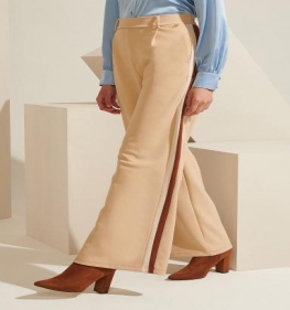 Pantalone Donna Con Bande Laterali Bicolore 1