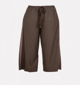 Pantalone Gessato Con Banda 1
