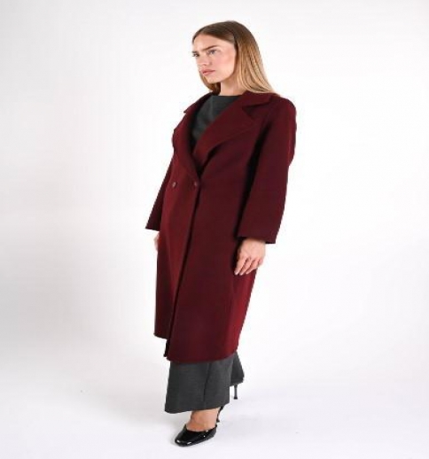 Cappotto Lungo Doppiopetto Da Donna 1