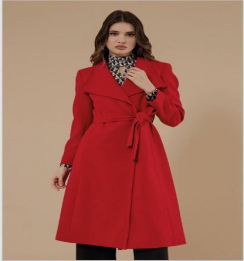 Cappotto Vestaglia Donna Rosso o Nero 1