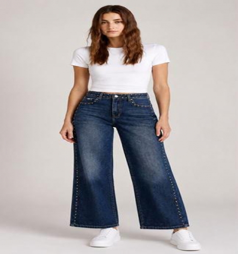 Jeans Donna Con Borchie 2
