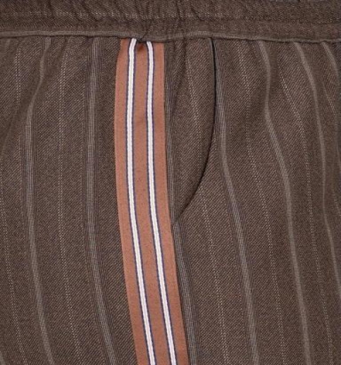 Pantalone Gessato Con Banda 2