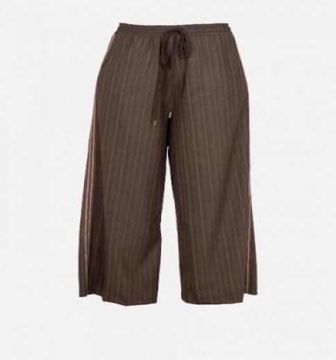 Pantalone Gessato Con Banda 1
