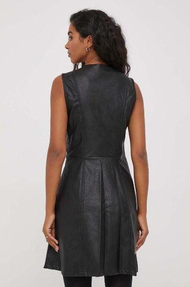 Abito donna Ecopelle nero Artigli Abiti Donna Smanicati Artigli