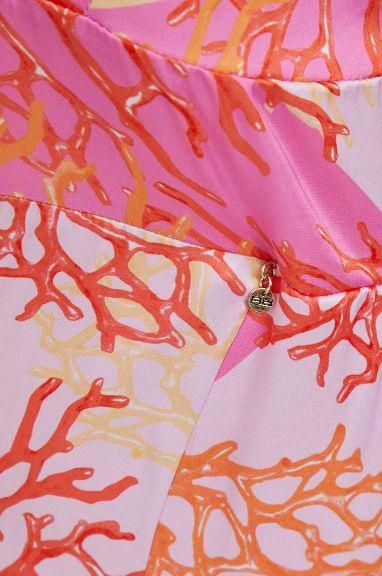 immagine 5 di Abito donna lungo rosa corallo Artigli