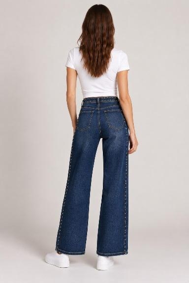 immagine 1 di Jeans Donna Con Borchie