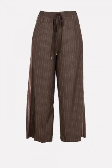 immagine 0 di Pantalone Gessato Con Banda