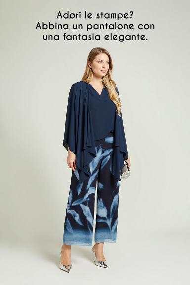 immagine 4 di Set Top Con Spolverino Elegante Di Luisa Viola Blu